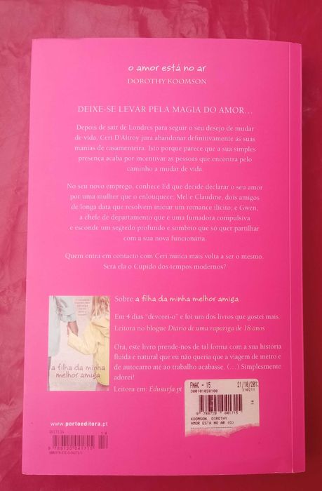 Livro : O amor está no ar