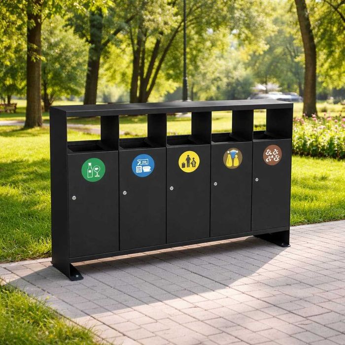 Stacja do segregacji odpadów 5×40