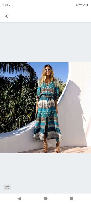 Sukienka Boho w fajne ciekawe wzory
