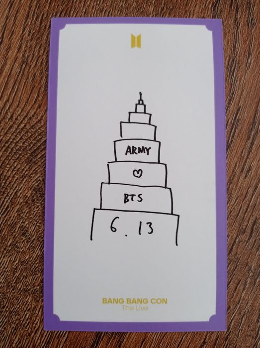BTS Jin photocard Bang Bang Con