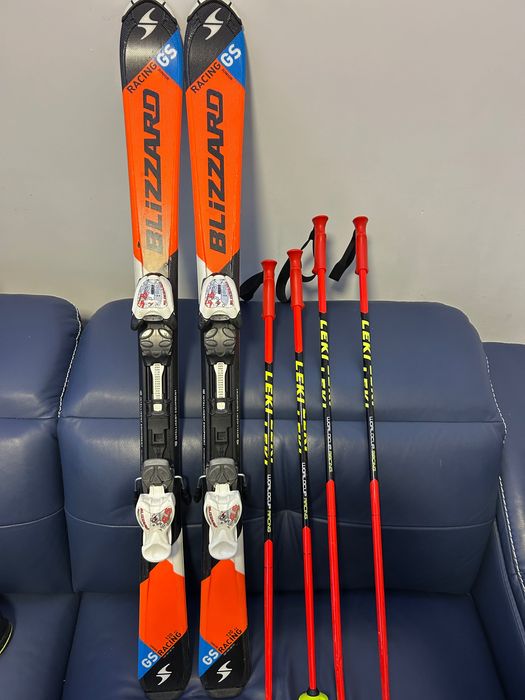 Narty Blizzard Racing GS Junior 120cm + wiązania