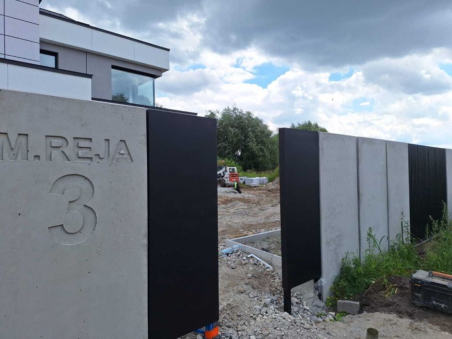 Montaż ogrodzeń panelowych/murowanych/betonowych