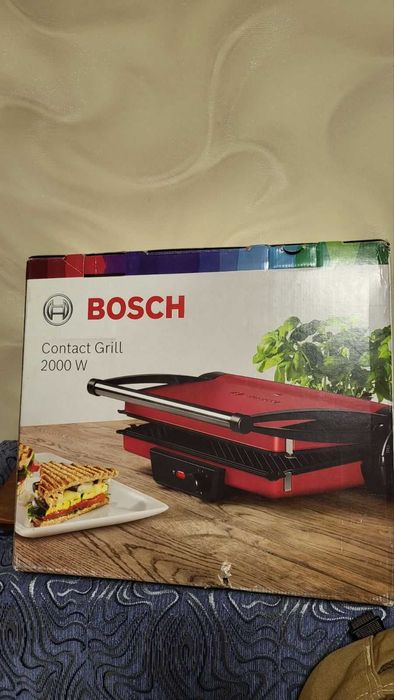 Гриль Bosch. Контактный гриль 3-в-1.