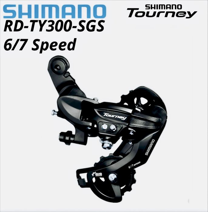 Задній перемикач Shimano Tourney 6 7 компаньола ty-300  на велосипед