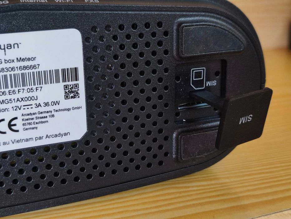 Router 5G Arcadyan SIM Libre 4x rj45 Desbloqueado