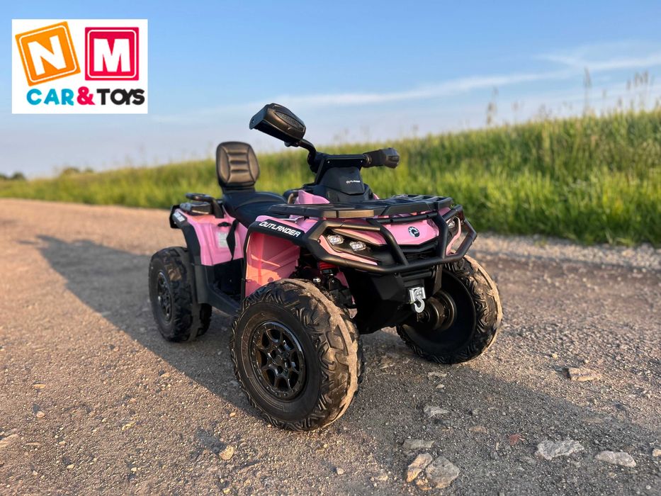 Quad Outlander 4x4 800W 24V AUTO akumulator elektryczny 2os. dzieci