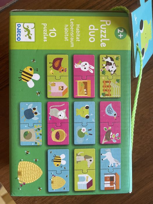 Пазлы игра Djeco Кто где живет?