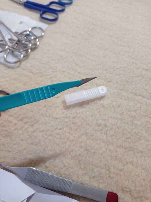 НОВЫЙ хирургич. медицинский инструмент скальпель пинцет ножницы