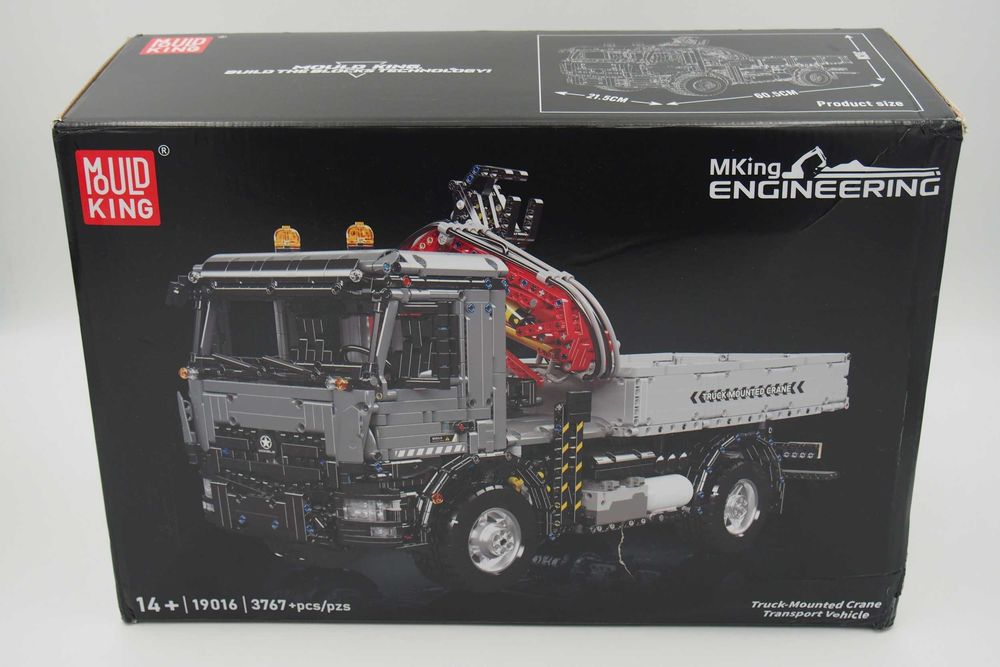 Mould King Camion Da Costruzione 19016 – Set Di 3767 Pezzi, Mattoncini Compatibili, Modello Collezionabile Per Adulti E Ragazzi