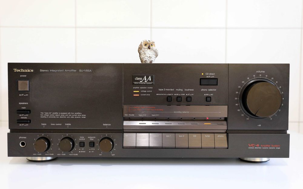 Technics SU.V85A amplificador com 100 watts RMS