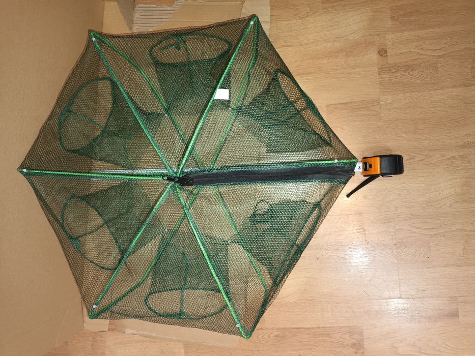 Pułapka na ryby 6 otworowa 60cm idealna na liny karasie płocie karpie