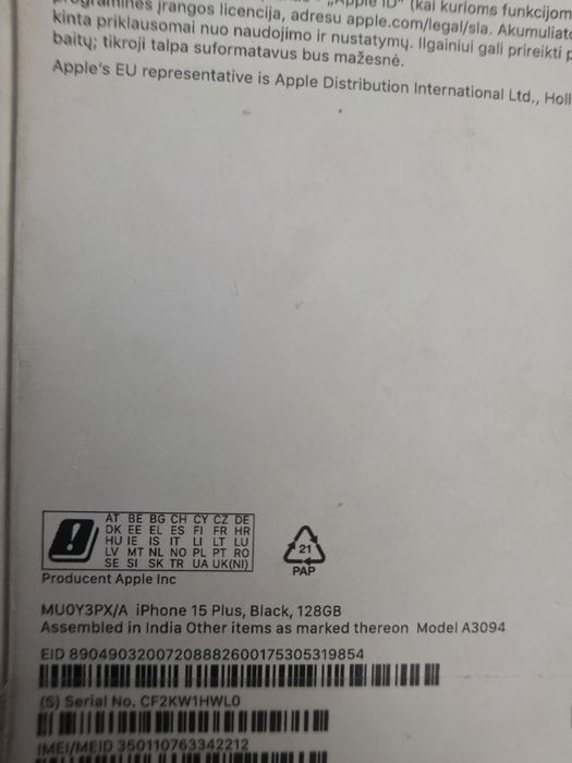 Sprzedam IPhone 15 plus