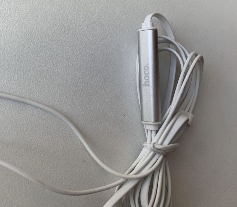 Hoco Ll Digital Lightning White наушники гарнитура