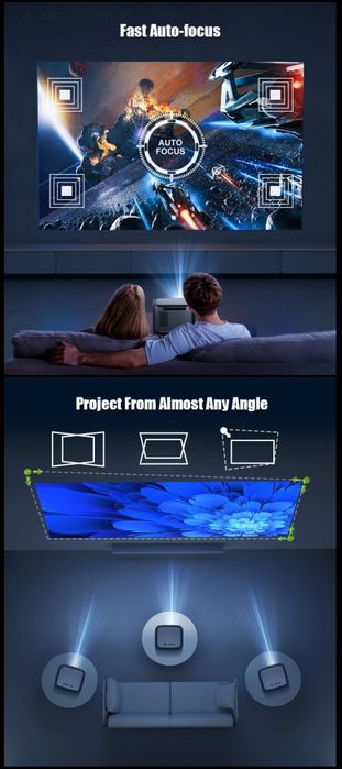 Проектор BYINTEK X25 4k smart телевизор экран смарт тв ps4/5 xbox swit