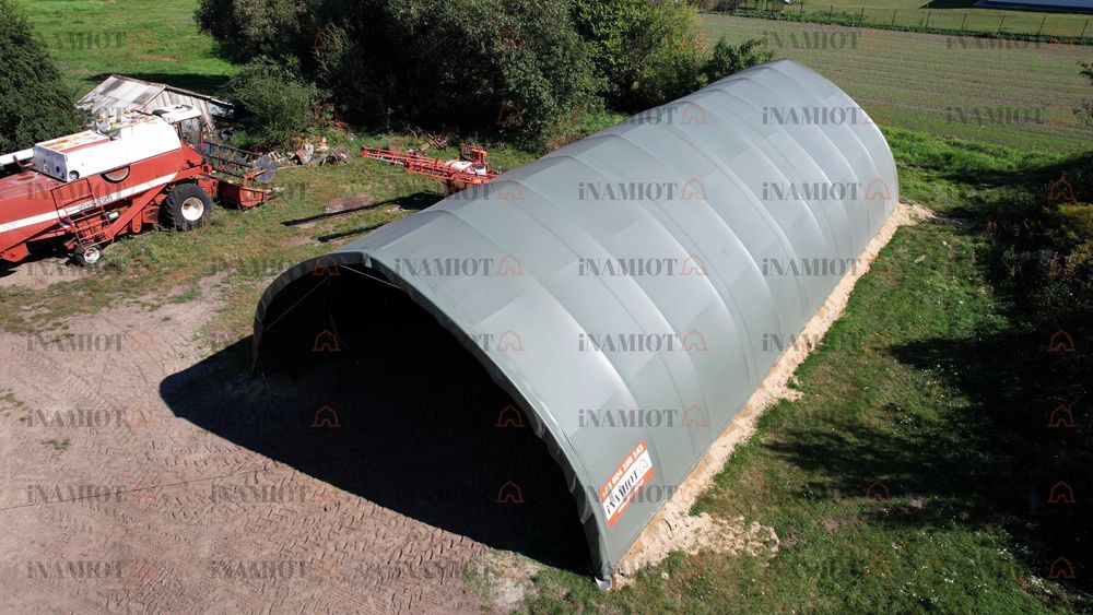 Hala na bale maszyn rolnicze Łukowy namiot magazynowy przemysłowy