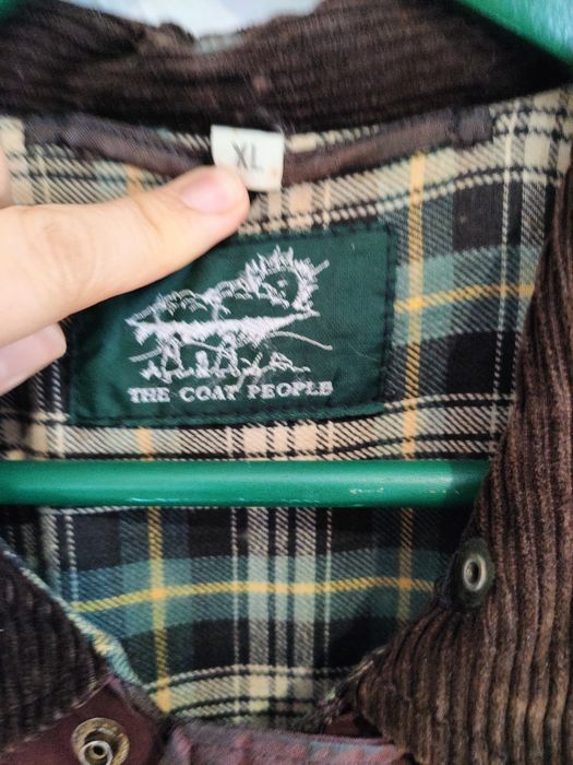 Casaco encerado, genuíno, XL