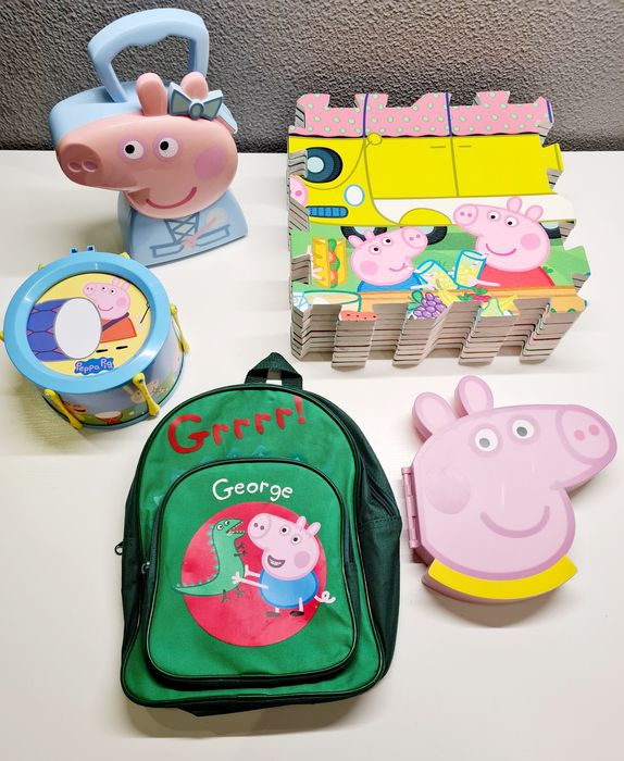 Conjunto artigos Peppa Pig - Porquinha Peppa
