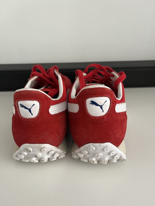 Puma Easy Rider-czerwone snakersy retro