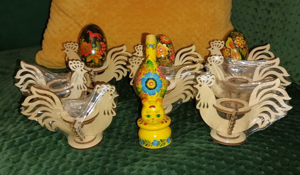 Петриковская роспись яйцо свисток петушок