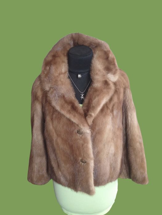 Норковый полушубок. Винтаж