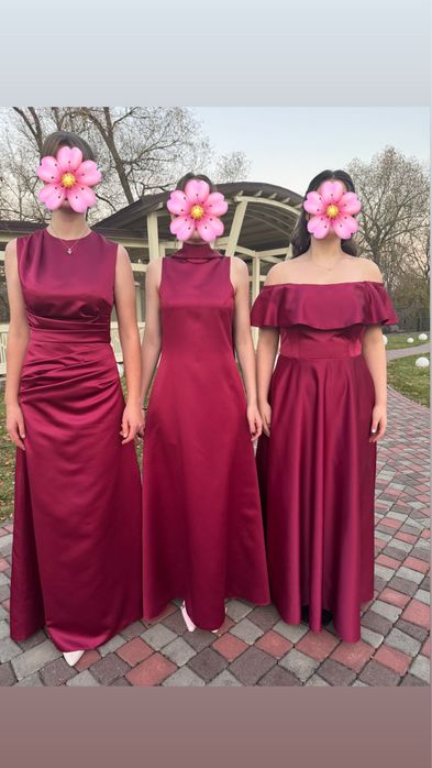 Атласні плаття ( підійдуть для дружок і на випускний)