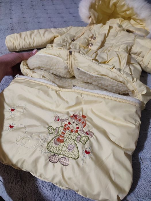 Куртка зима на овчині / конверт