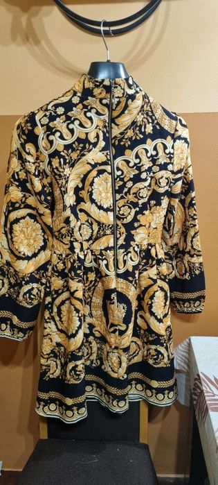 Sukienka Damska Złoto- czarna