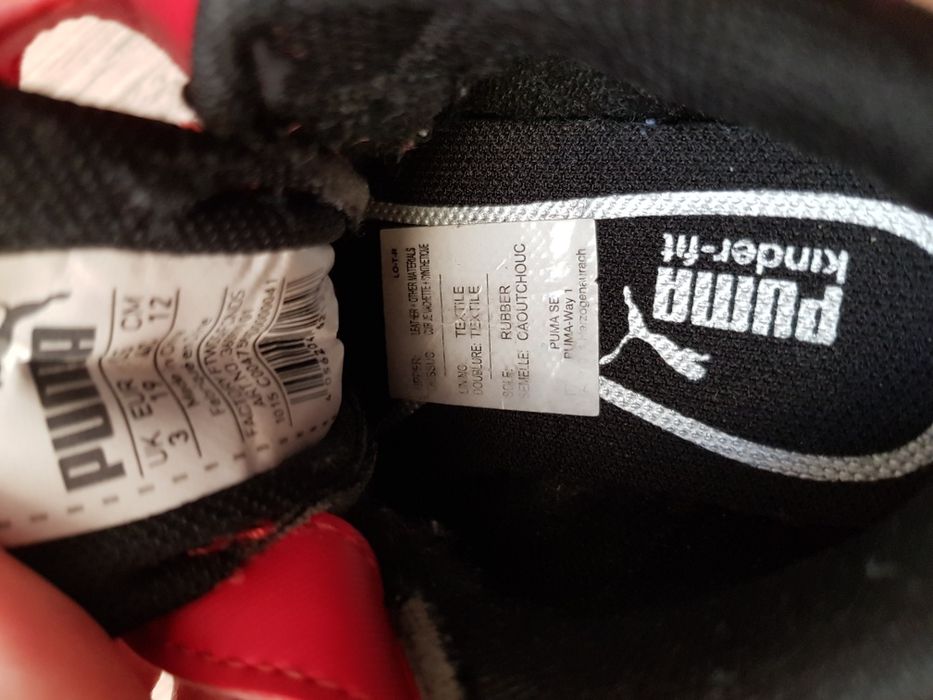 Buciki Puma r. 19, 12cm