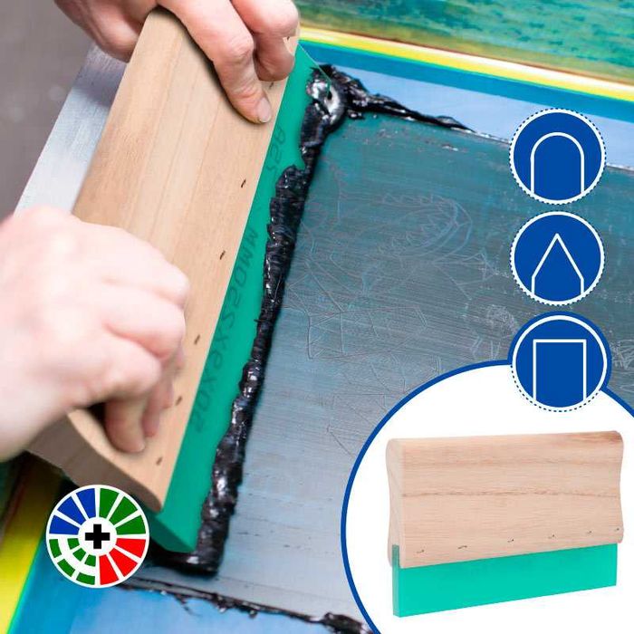 Varios materiais e servicos de serigrafia