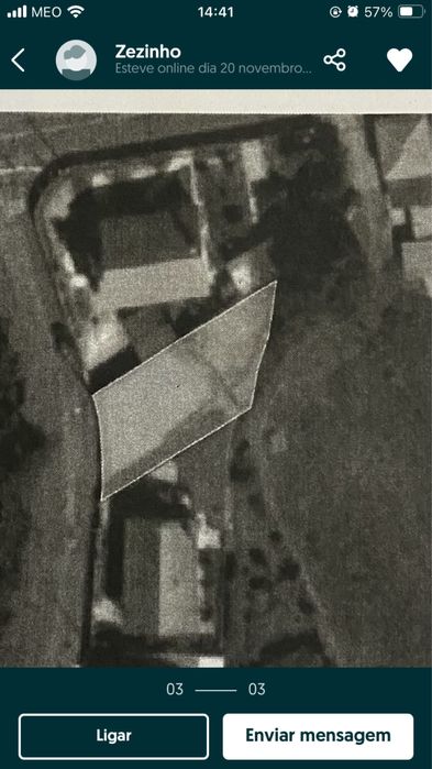 Terreno urbano 290 m2, murado, particular, para moradia