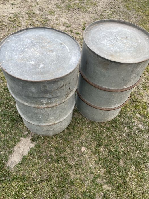 Beczka ocynk 200l 2szt