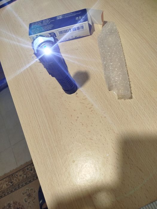 Lanterna LED 16cm Recarregável USB