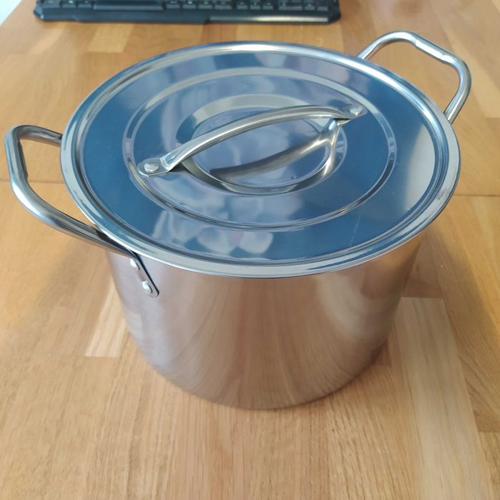 garnek 7 litrów nowy zapakowany z pokrywką gaz indukcja jakość gastron