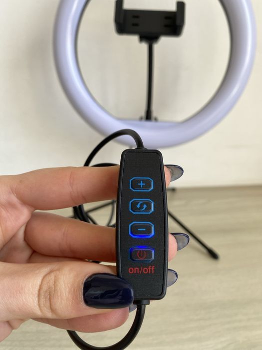 Ring Light LED com tripé