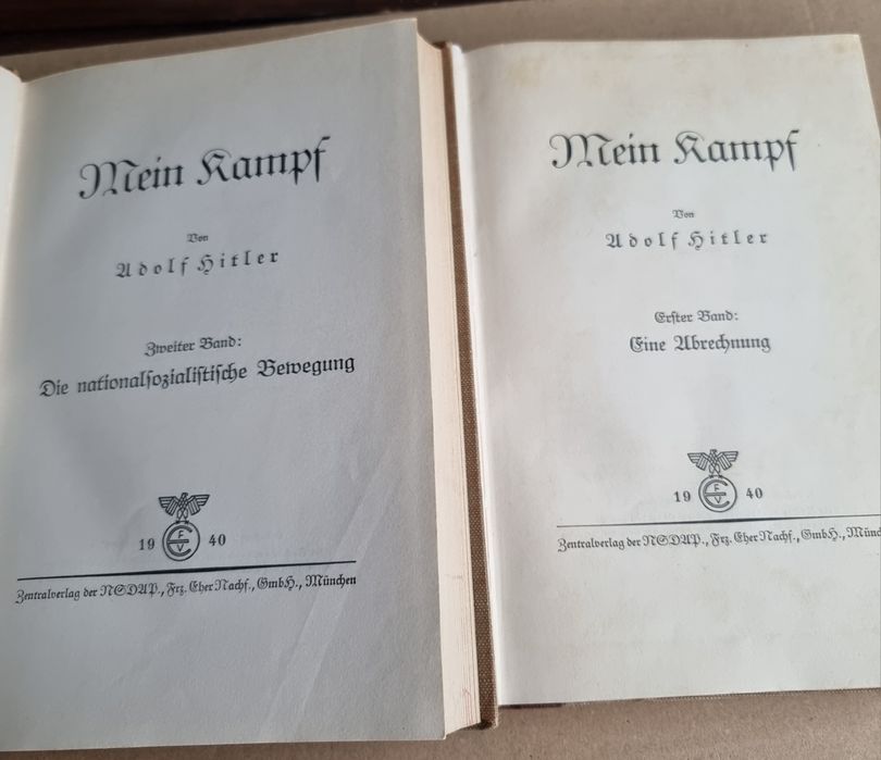 Mein Kampf Adolfa Hitlera-wersja upominkowa 1940 3 Rzesza