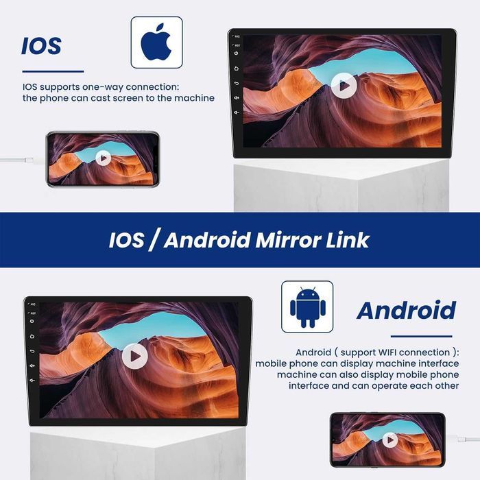 Radio Android 13 2DIN | Mercedes W211 / W219 / W209 / W463 | 9" | Wireless CarPlay / Android Auto