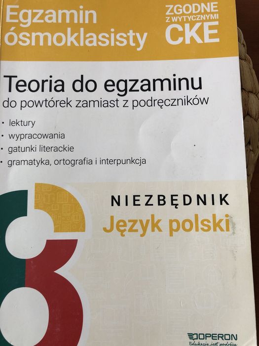 Egzamin ósmoklasisty zgodny z CKE język polski