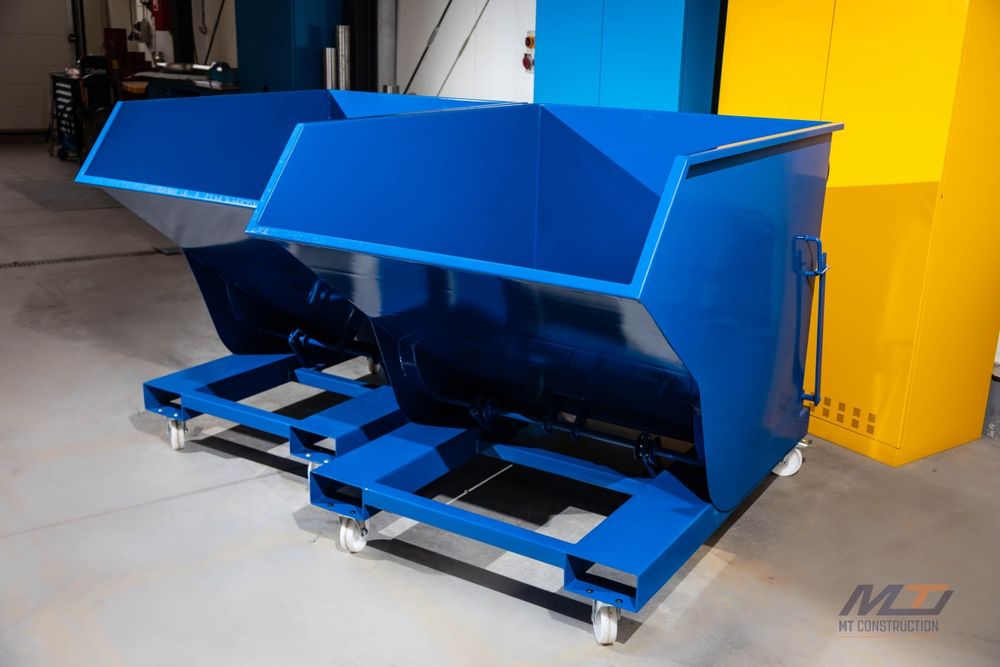 Kontener / Koleba / Pojemnik metalowy samowyładowczy 1000l  | Producent