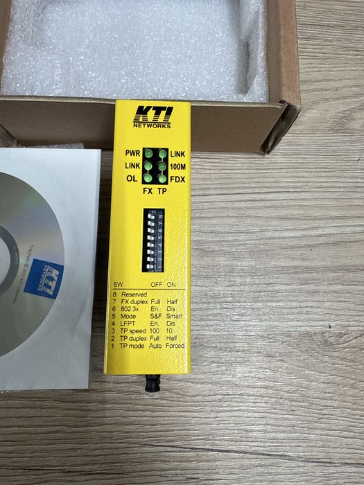 Промисловий комутатор KTI KGS-1064-HP — 8×PoE+ + 2×SF