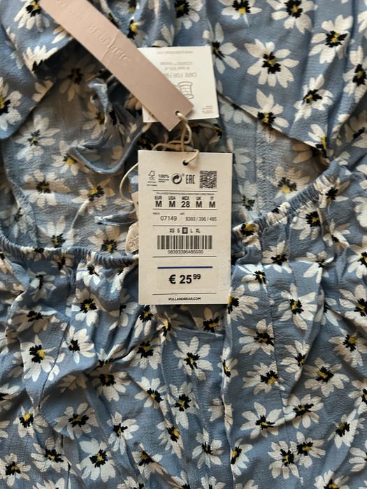 Vestido Pull&bear estampa flores