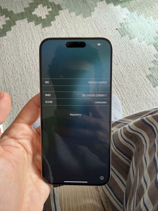 iPhone 15 Pro Max Titânio Natural - NOVO (0 Ciclos) - Garantia 2026