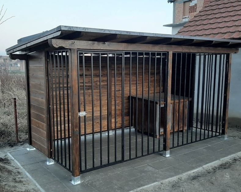 Сучасний вольєр для собаки (Loft). Виготовлення та монтаж. Вольєр