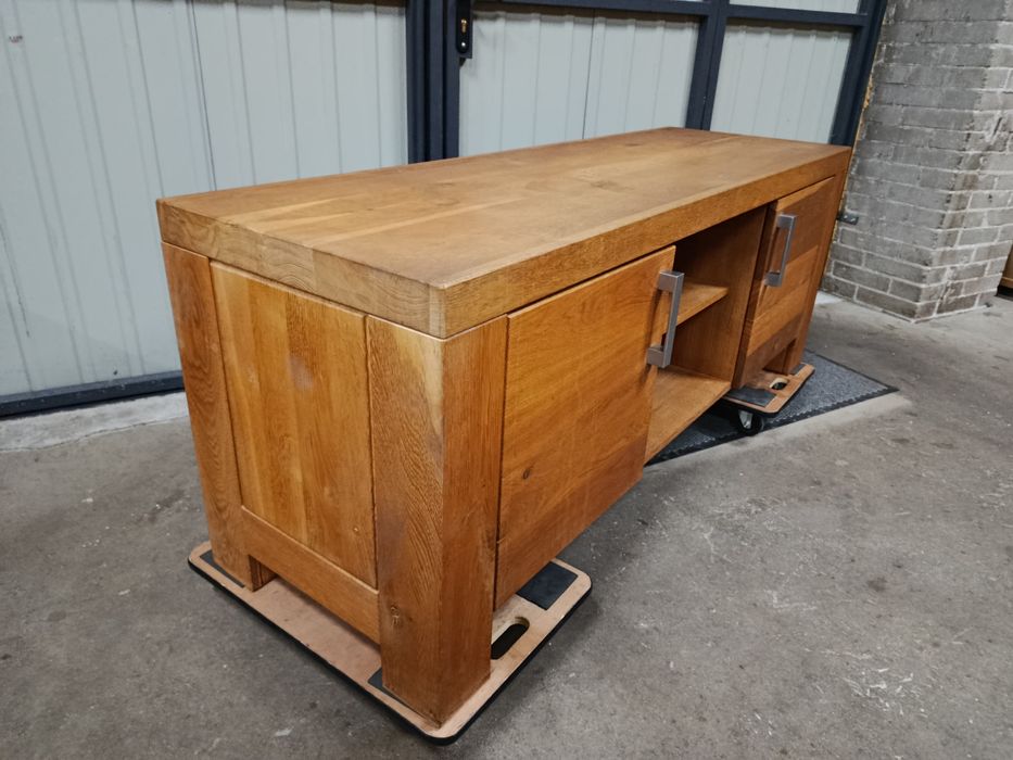 Komoda pod telewizor, szafka RTV drewnodębowe