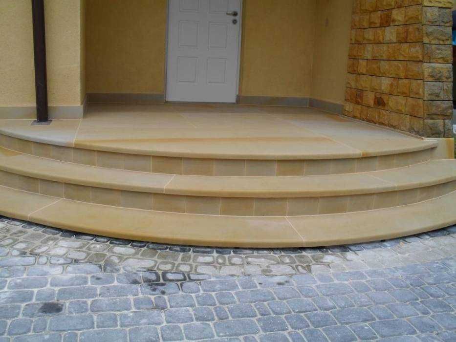 50. Stopnica z piaskowca | Faza | 100×35×5 cm | Okładzina schodowa |