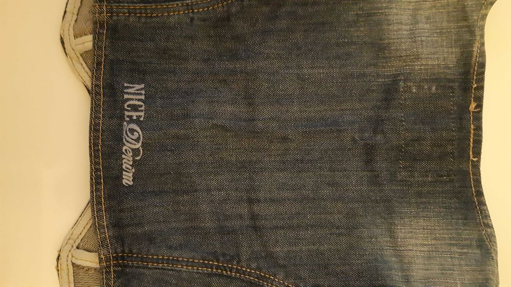 Kamizelka, gorset dżinsowy, rozmiar M