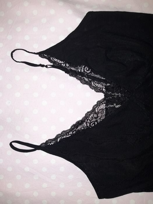 Koszulka nocna, czarna