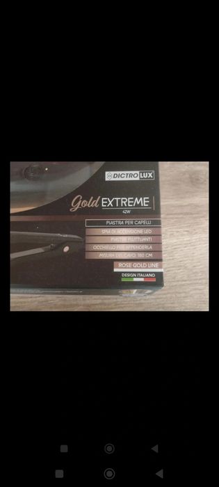 Alisador de cabelo novo