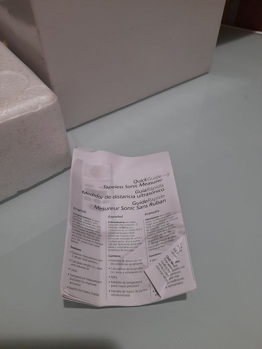 Medidor de distância ultrasónico