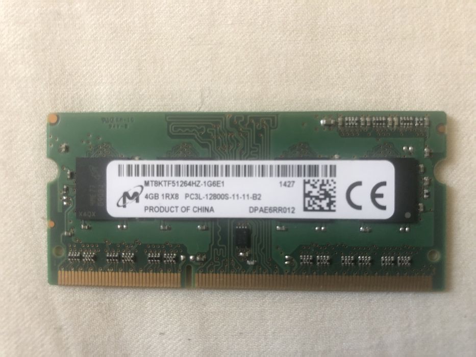 Модуль оперативної пам‘яті ddr3 4gb PC3L для ноутбука