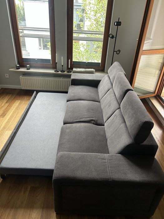Sofa 250cm x 95 cm szara